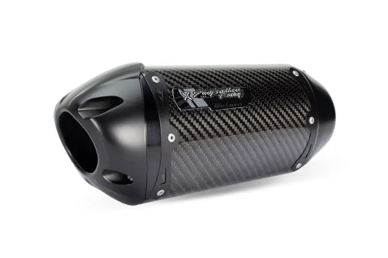Black carbon fiber motorcycle exhaust S1R 005-4260405-S1B S1r slip-on