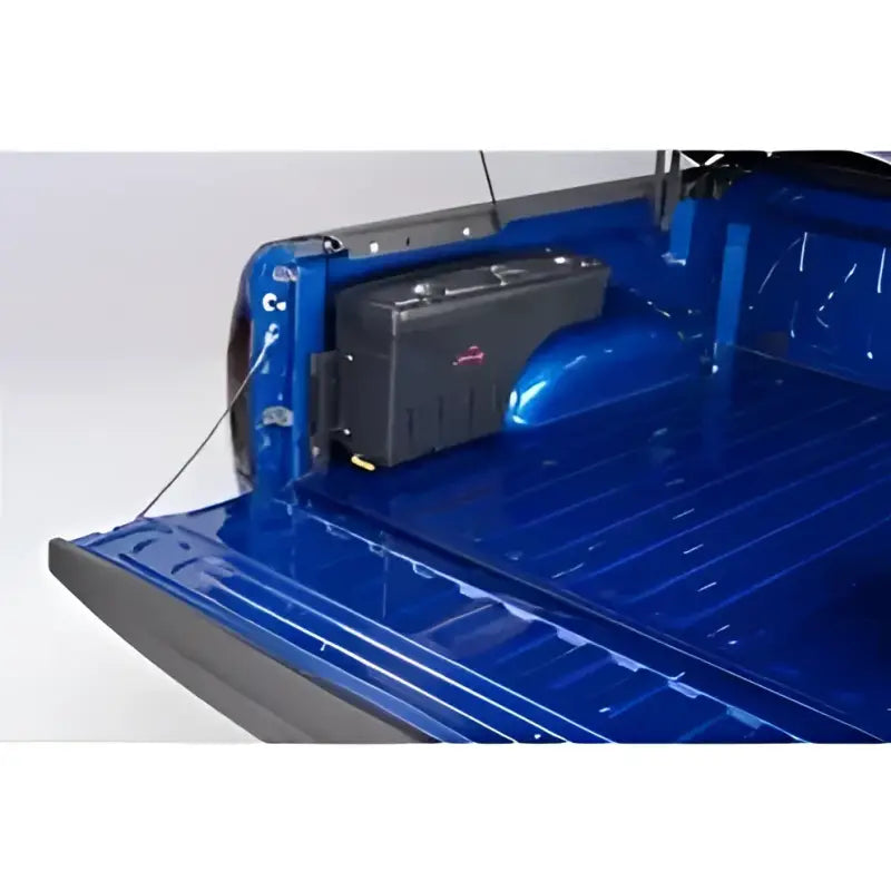 Truck bed with a secure lockbox featuring the 013-690391 AP Products Globle Rpl Key Code #391, ensuring the safety of valuables for RVs, automotive, powersports, off-road, marine, exterior, and truck accessories, RV Indoor Accessories, AVADA - Best Sellers