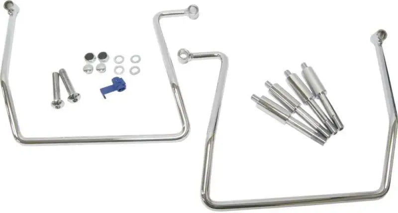 05-205A Saddlebag Supports Chrome Fxd