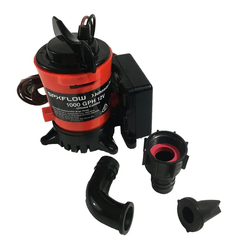 07903-00 Johnson Pump Ultima Cmbo Bilge Pump 1000Gph 12V for marine and automotive use with Ultima Combo design, durable construction, and efficient 12V operation, AVADA - Best Sellers,Marine Maintenance,Must Haves