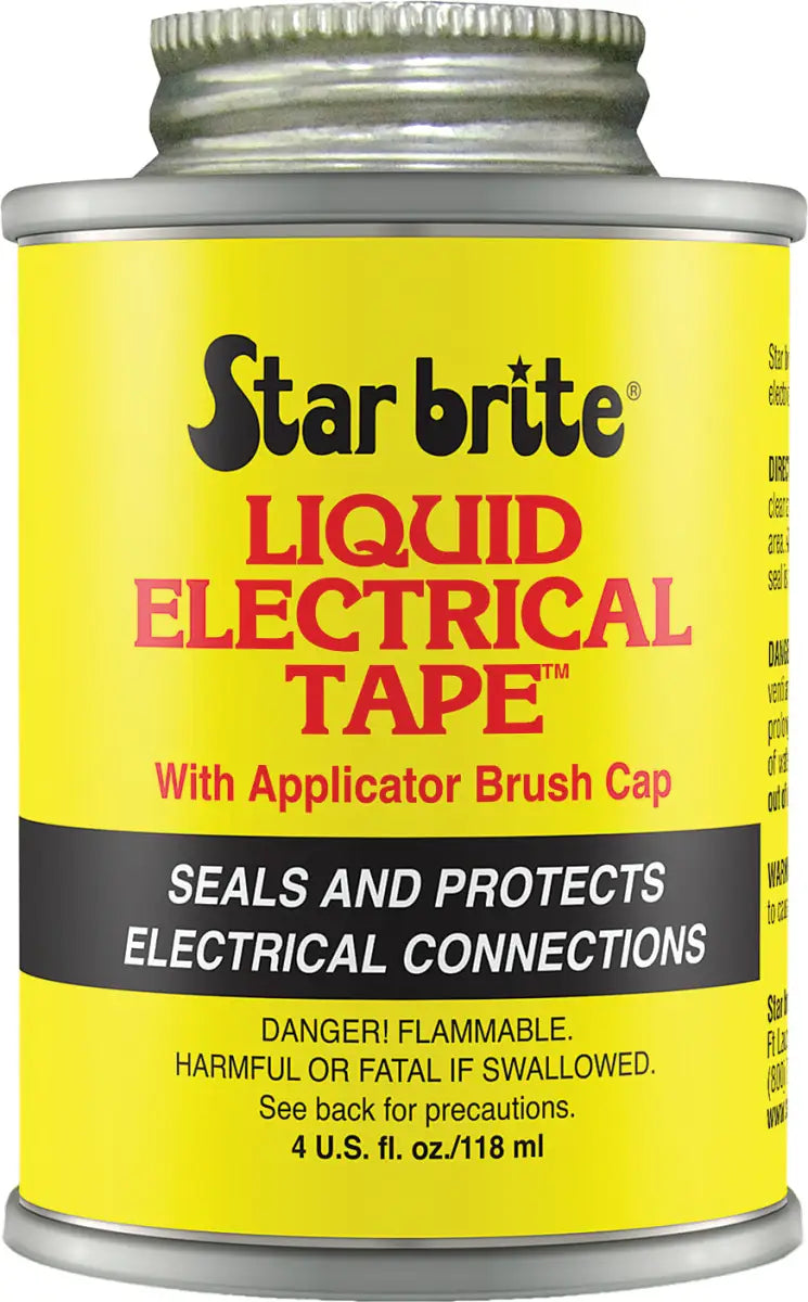 084104B Star Brite Liquid Electrical Tape Black 4 Oz