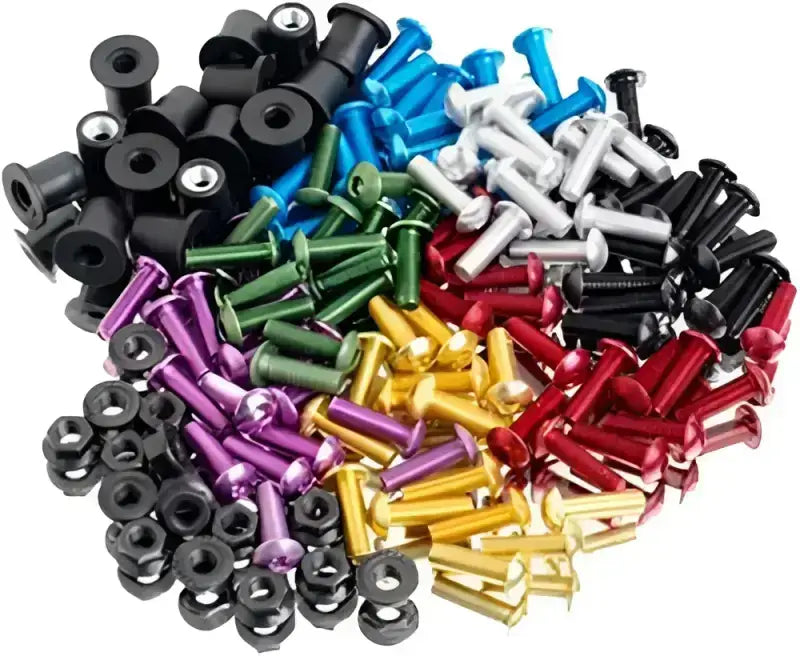 0957G Windscreen Screw Kit Well Nut Gold