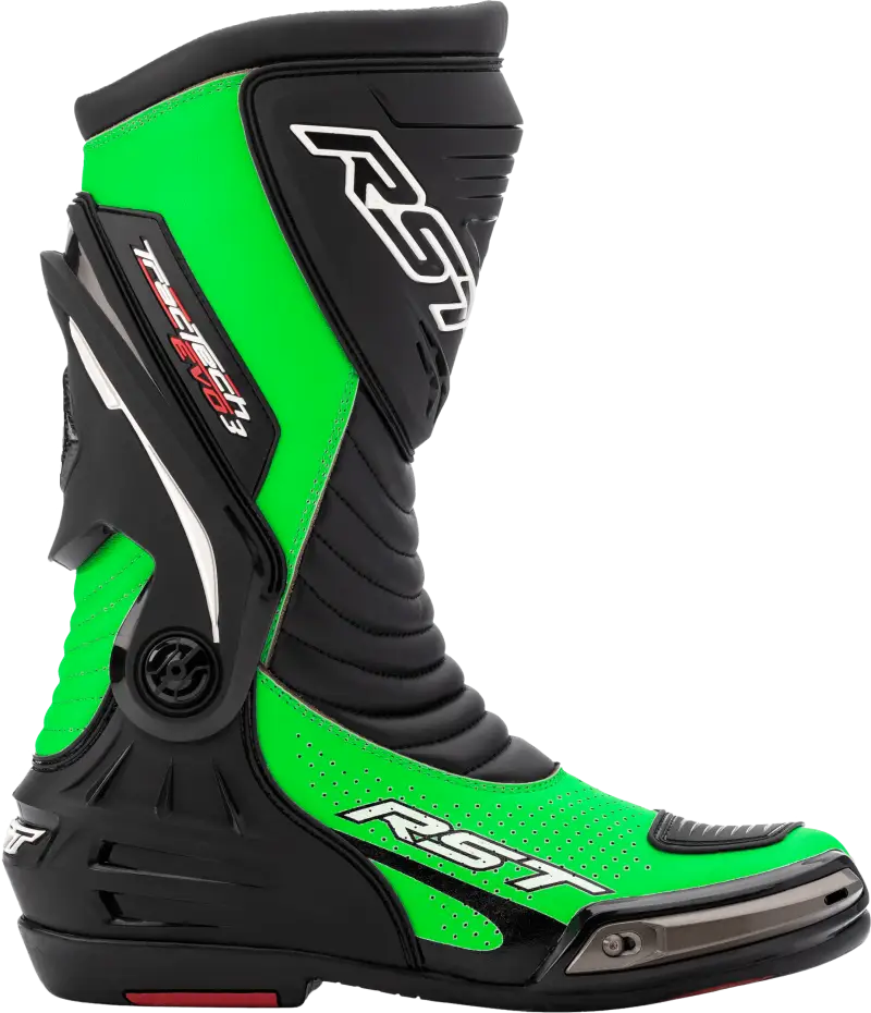 102101NEO-43 Rst Tractech Evo Iii Sport Ce Boot Neon Green / Black Sz 10 - RV and Auto Parts