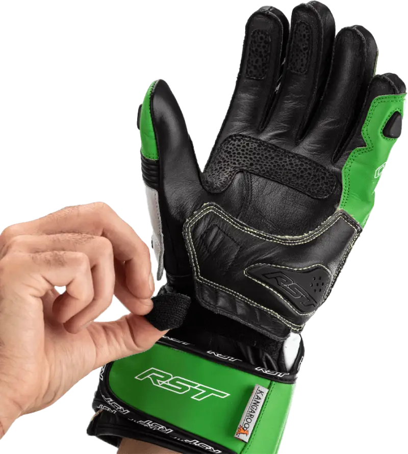 102666NEO-11 Rst Tractech Evo 4 Ce Glove Neon Green/Black Sz 11 - RV and Auto Parts