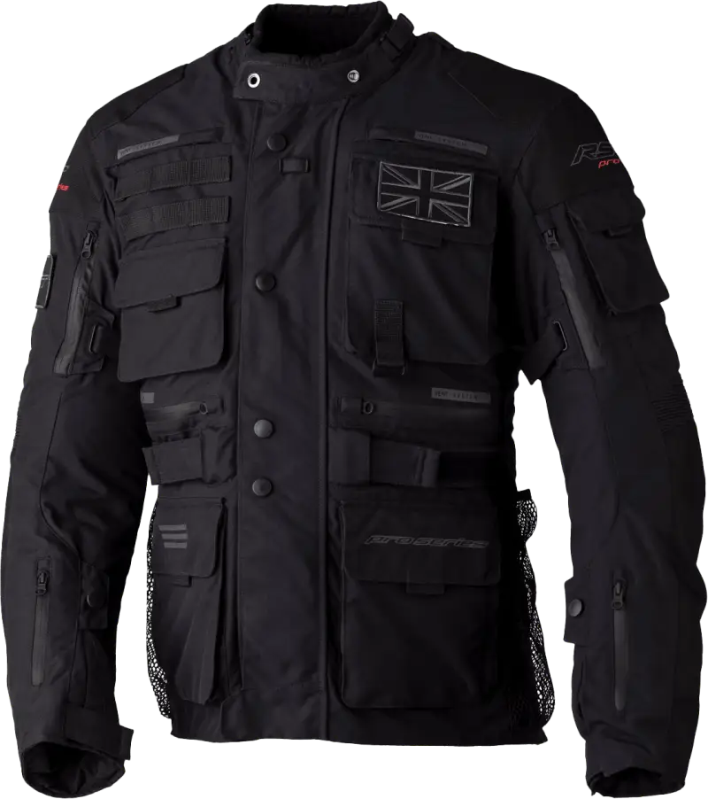 102986BLK-50 Rst Pro Series Ambush Ce Jacket Black/Black Textile 3Xl - RV and Auto Parts