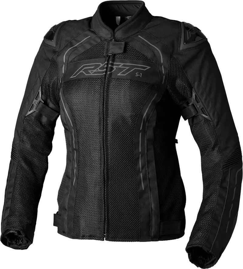 103118BLK-20 Rst Ladies S1 Mesh Ce Jacket Black/Black Textile 3Xl - RV and Auto Parts