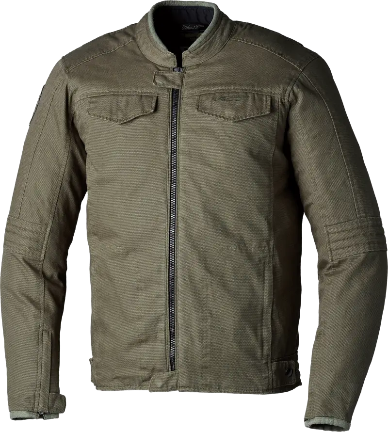 103158OLV-44 Rst Iom Tt Crosby 2 Ce Jacket Olive Textile Lg - RV and Auto Parts