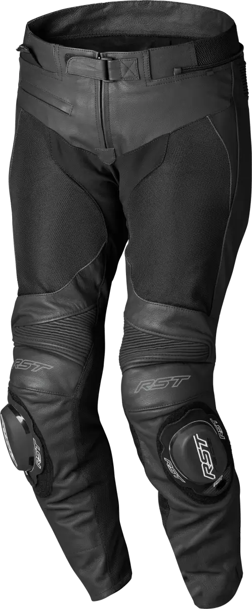 103466BLK-28 Rst S1 Mesh Ce Jean Black/Black Leather Xs - RV and Auto Parts