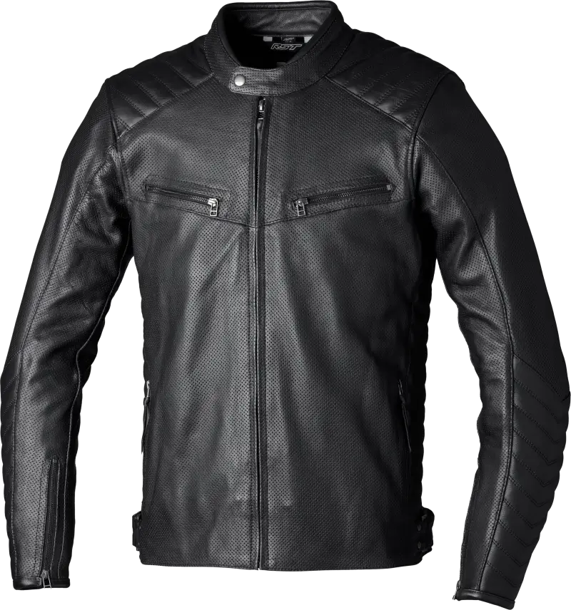 103537BLK-44 Rst Roadster Air Ce Jacket Black Leather Lg - RV and Auto Parts