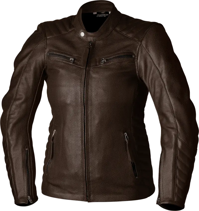 103538BRN-20 Rst Ladies Roadster Air Ce Jacket Brown Leather 3Xl - RV and Auto Parts