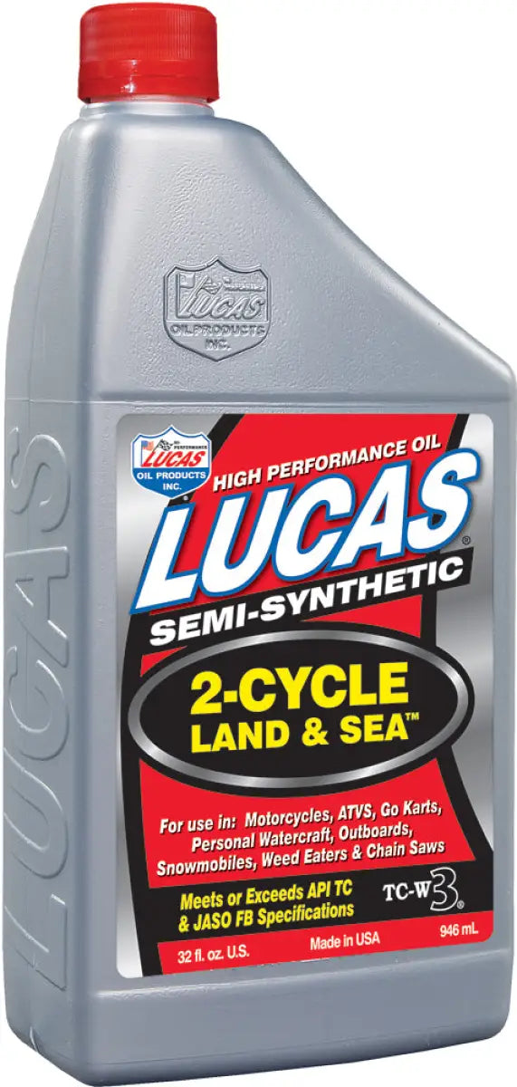 10467 Lucas Semi-Synthetic 2-Cycle Land/Se A Oil Qt