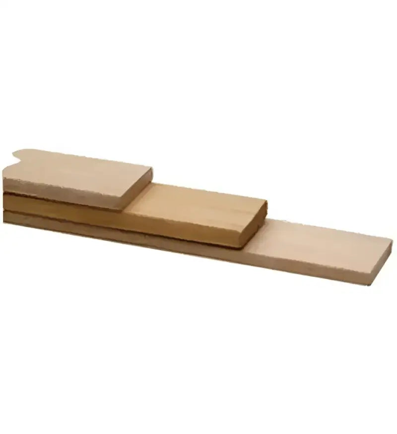 Three wooden planks for Attwood Marine 8ft wood bow boat cover setup