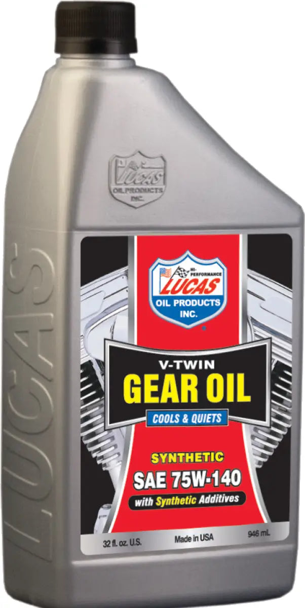 10791 Lucas V-Twin Gear Oil Synthetic 75W-140 1Qt