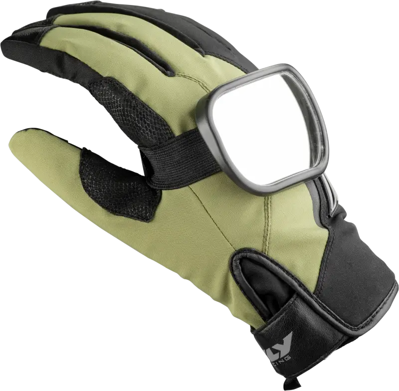 12-165-15 Velcro Glove Mirror Oval