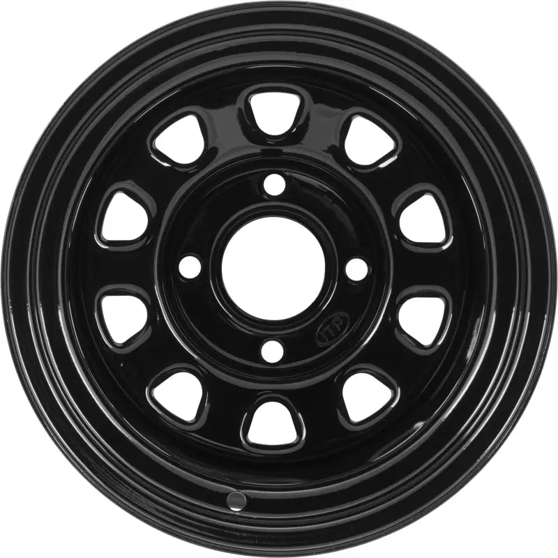 1225573014 Itp Delta Blk Frt 12X7 4 + 3 4/137 - Steel Wheel