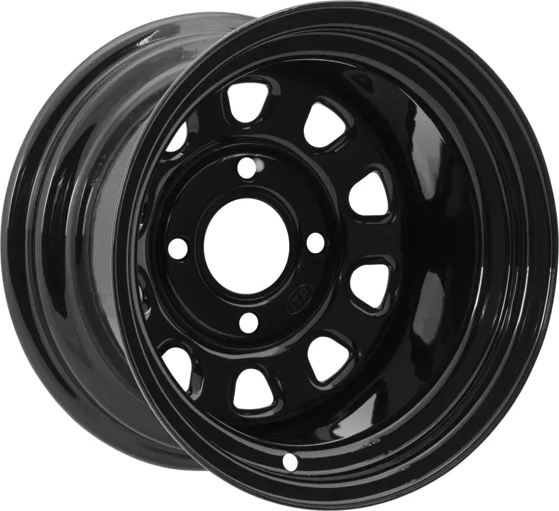 1225573014 Itp Delta Blk Frt 12X7 4 + 3 4/137 - Steel Wheel