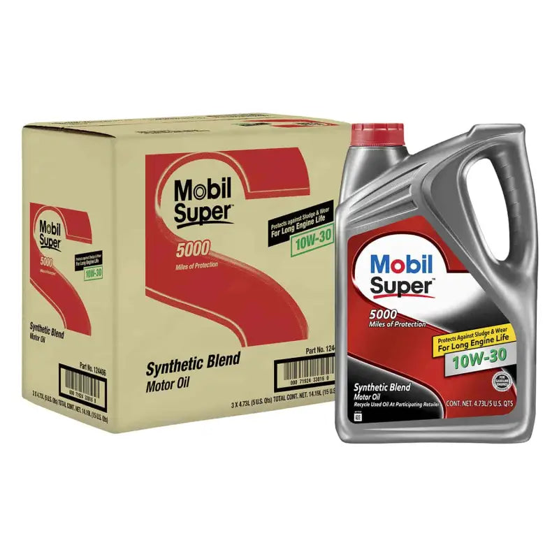 124406 Mobil Mobil Super 10W-30 - 5Qt. Jug