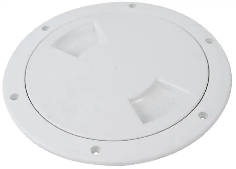 12790-1 Attwood Marine 4’ Inspection Dk Plate-Wh - Boat Deck Plate