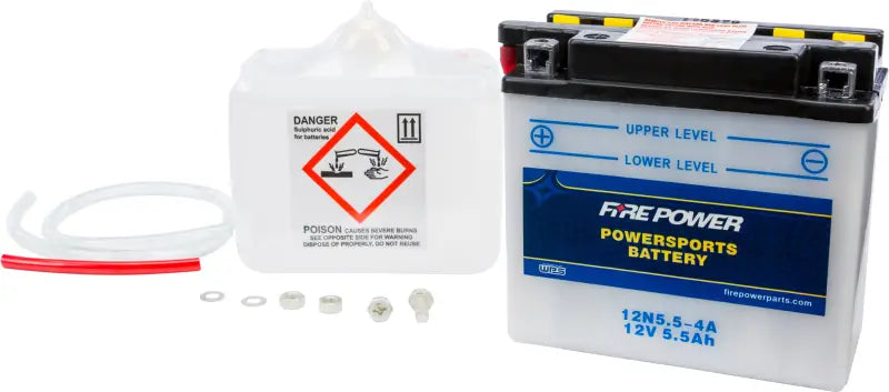 12N5.5-4A Battery W/Acid 12n5.5 4a 12v