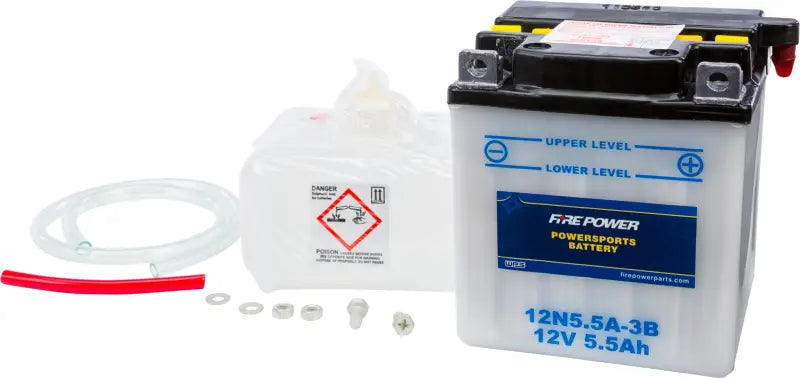 12N5.5A-3B Battery W/Acid 12n5.5a 3b 12v