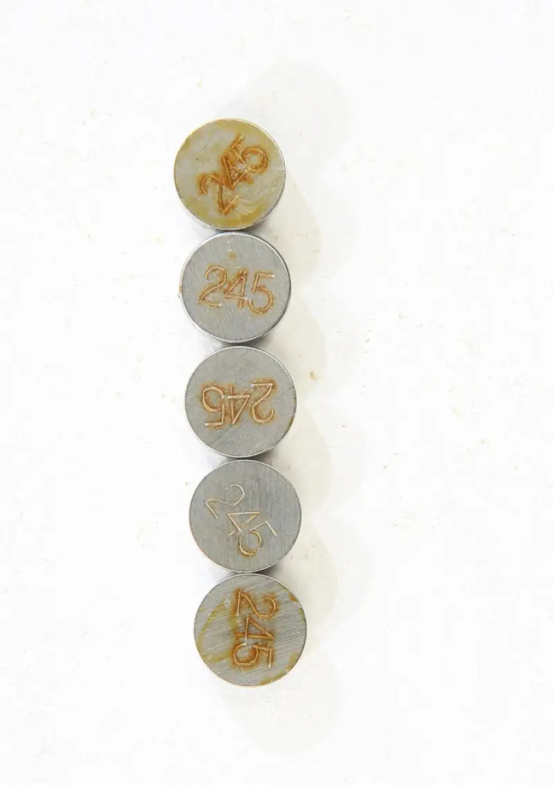 13-6748 Valve Shims 2.45mmx7.5mm 5/Pk - 7.5mm Shim Refill