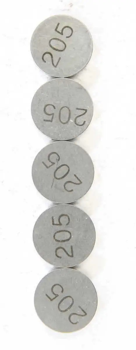 13-7680 Valve Shims 2.05mmx13mm 5/Pk