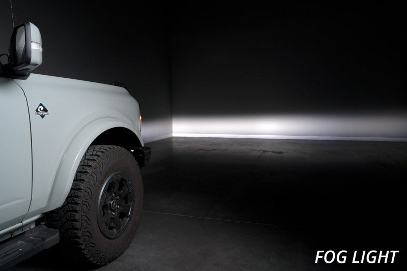 Diode Dynamics 21-Up Ford Bronco Stage Series Fog Pocket Kit - White Max - DD7182