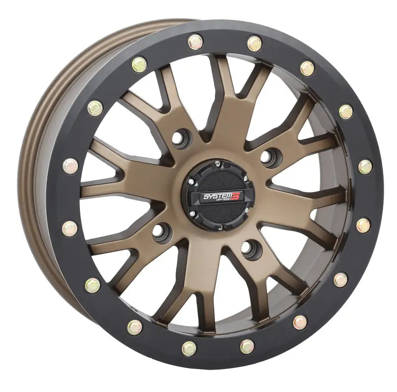 14S3-3256 Sb4 Bl Wheel 14x7 6 + 1 ( + 45mm) 4/156 Matte Bronze/Black - SB4 Wheels