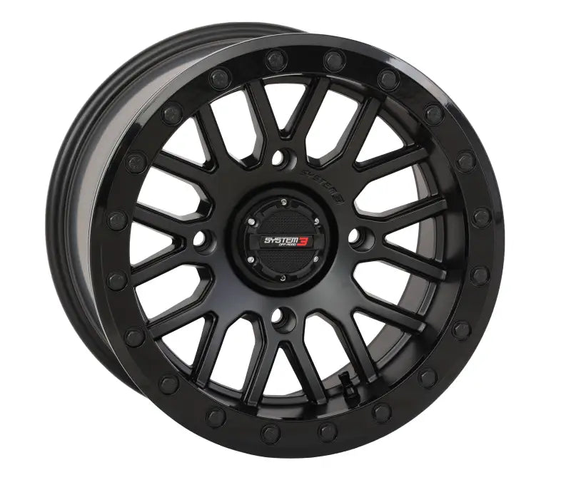 15S3-9537 System 3 Sb9 Wheel 15X9 5+4 (+10Mm) 4/137 Matte Black - RV and Auto Parts