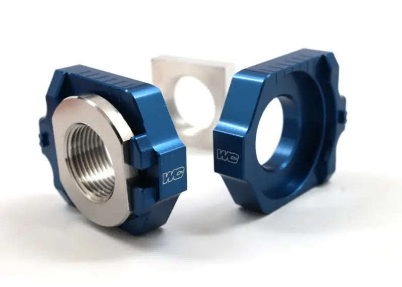 17-251 Axle Blocks Elite Ktm/Hus Blue