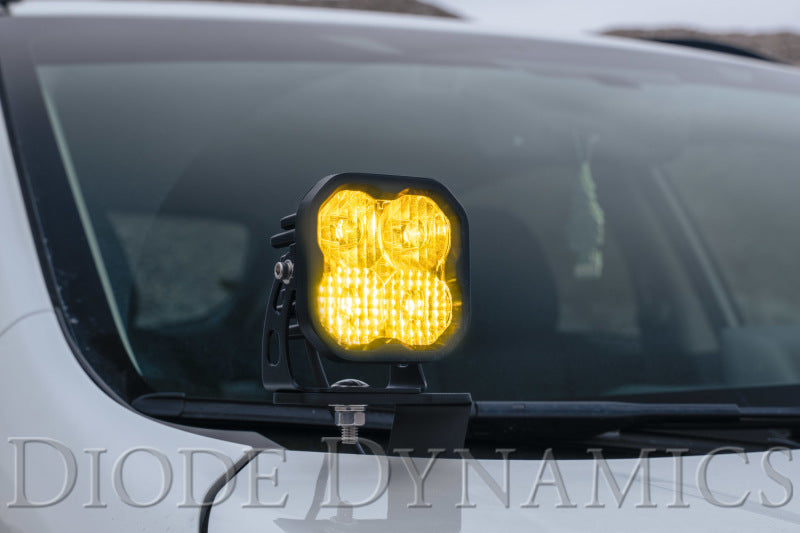 Diode Dynamics SS3 LED Pod Pro - Yellow SAE Fog Standard (Pair) - DD6134P