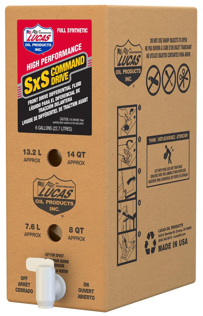 18051 Sxs Synthetic Front Drive Dif 6 Gal Bib