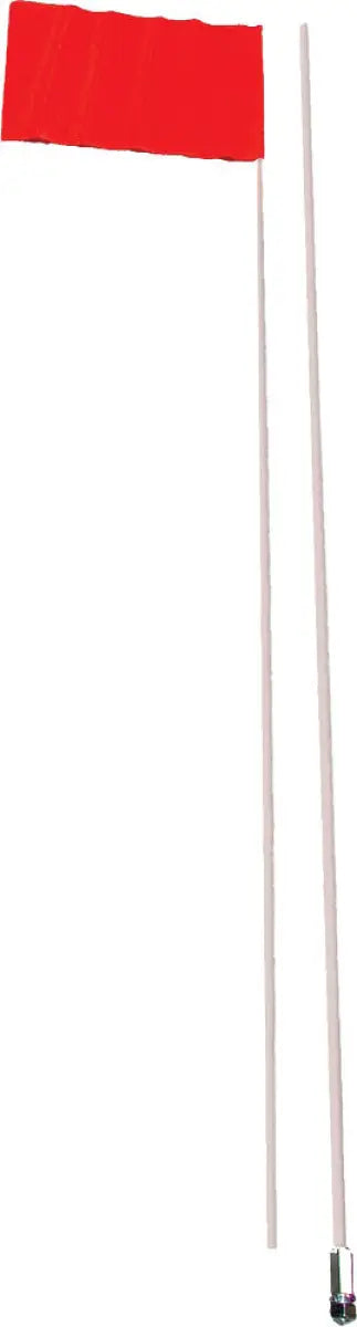 #2 Safety Flag 6ft Ea. 2pc 12"X18" Flag