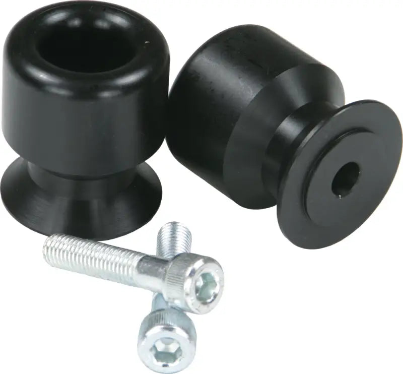 200-2101 Swingarm Spools Black 8mm