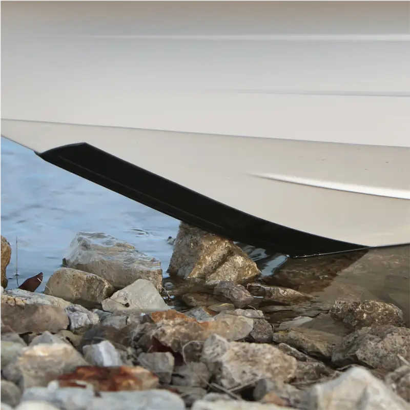 20204 Keelguard Bow Protector Black 4’ - Hull And Keel