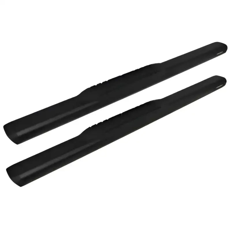 Black truck side steps for 2056-BLK Raptor 5 Slide Track Oval design