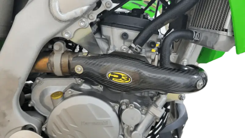 206058 P3 Heat Shield Carbon Kaw 250 Fmf - RV and Auto Parts