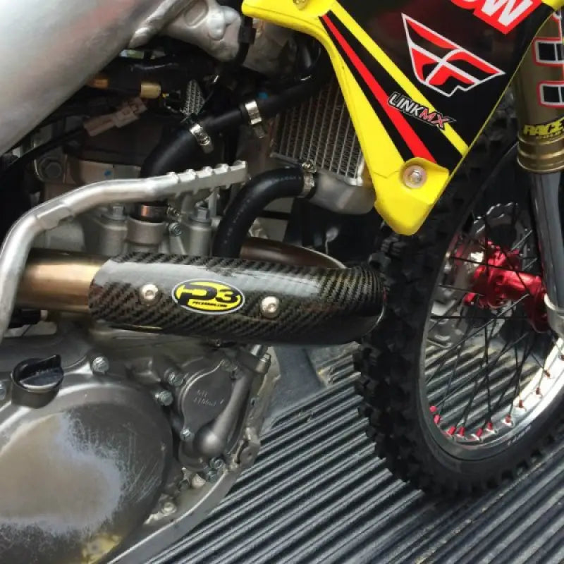 208072 P3 Heat Shield Carbon Fiber - Exhaust
