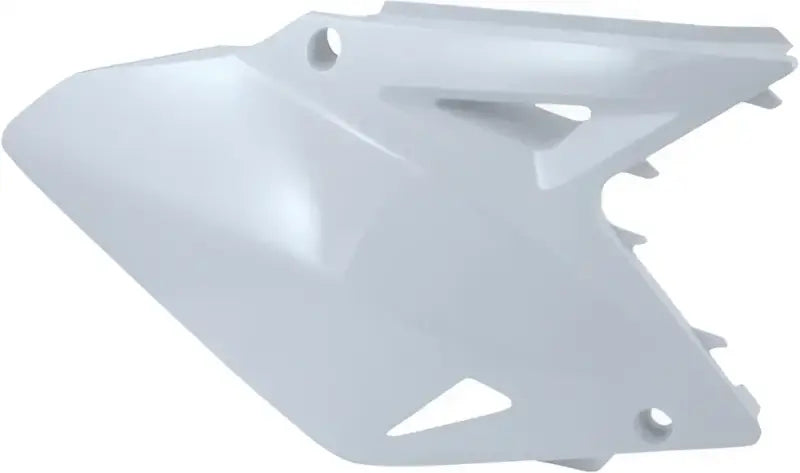 White motorcycle side panel in original factory shape for 2113780002 panels white