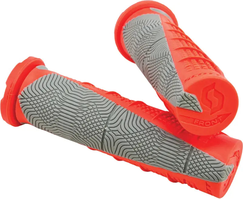 217892-5858 Deuce Grip Atv Neon Red/Grey