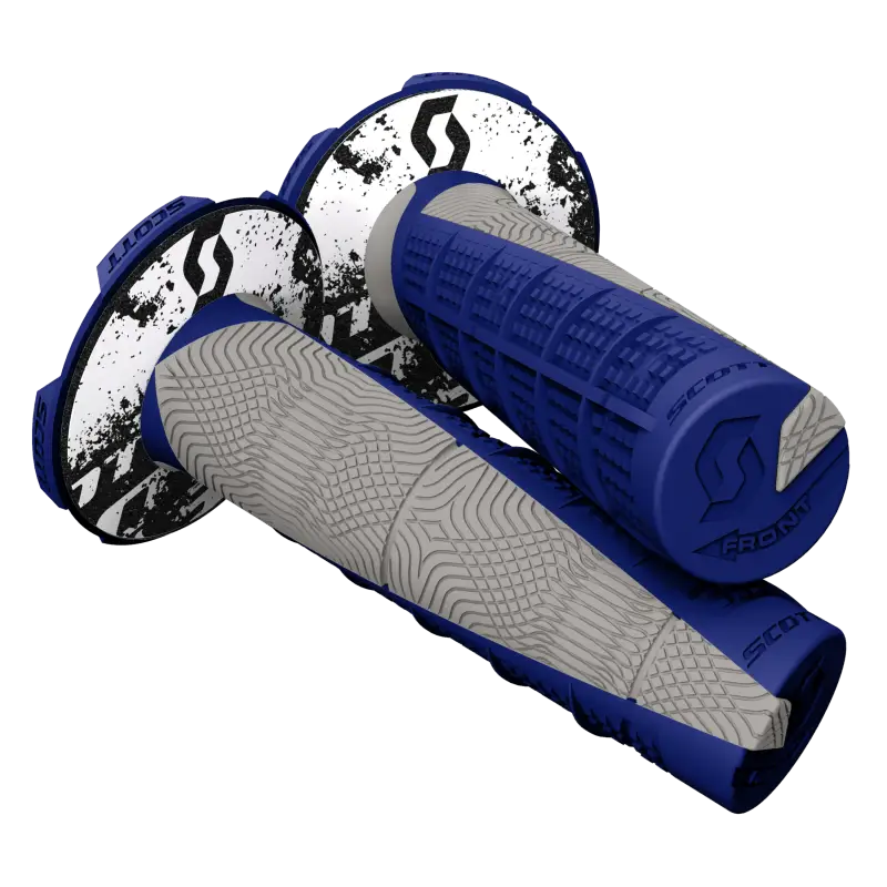 219627-1100 Deuce Mx Grips (Grey/Blue)