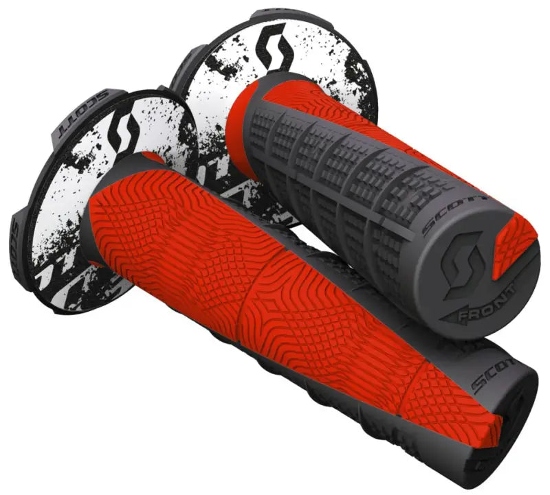 219627-4948 Deuce 2 Grip Black/Neon Red