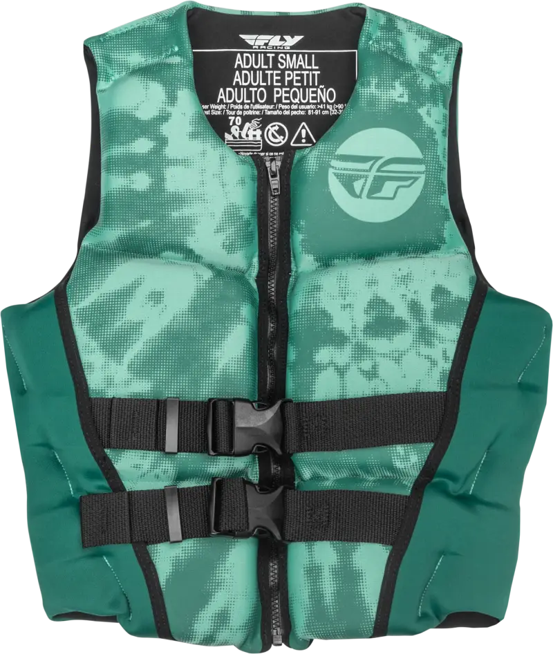 Women’s neoprene flotation vest 221-30421X in dark teal for safe swimming fun