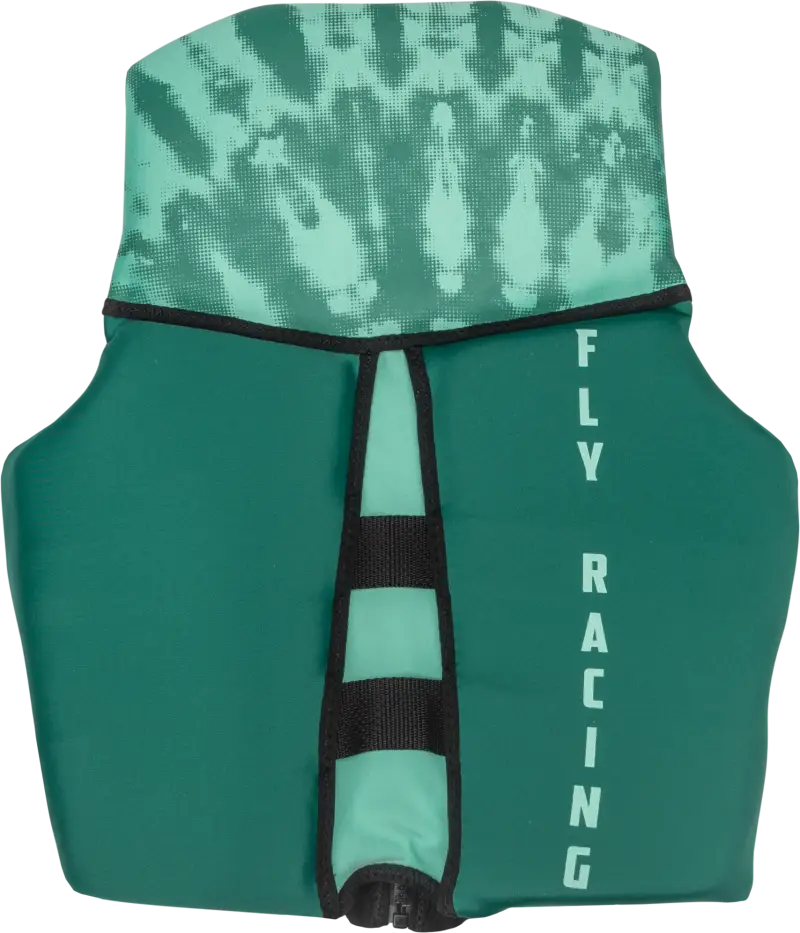 Green women’s neoprene floatation vest 221-30421X for safe swimming or water fun