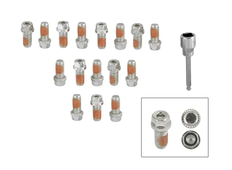 2231G Mr Gasket Lock Header Blt Sae 16 Pc