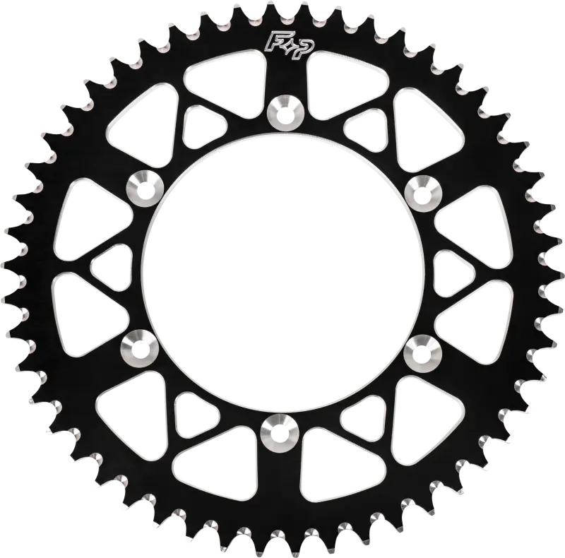 225-52 BLK Rear Sprocket Aluminum 52t 520 Blk Hon