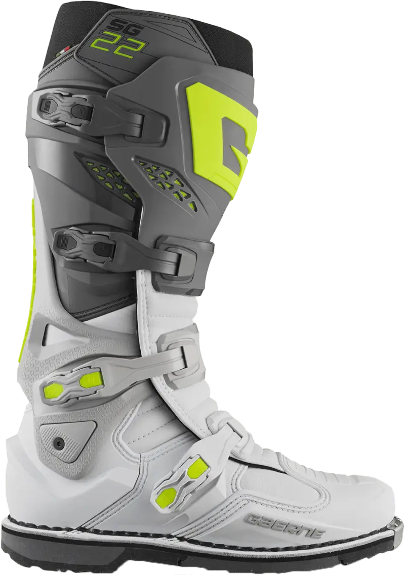 2262-017-44,5 Gaerne Sg-22 Boots Anthracite/White/Grey Sz 10 - RV and Auto Parts