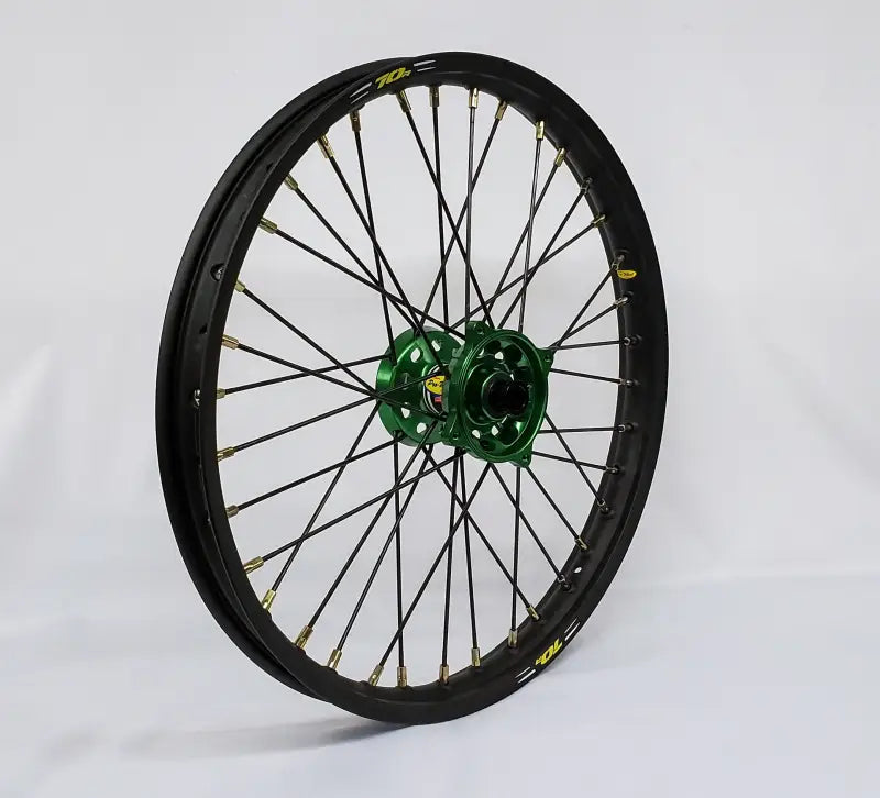 23-2605441 Pro-Wheel Wheel Front 1.60X21 Green Hub Gld Rim/Gld Spoke/Sil Nipple - Wheels