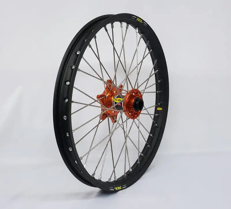 23-3106442 Pro-Wheel Wheel Front 1.60X21 Orange Hub Gld Rim/Gld Spoke/Blk Nipple - Wheels
