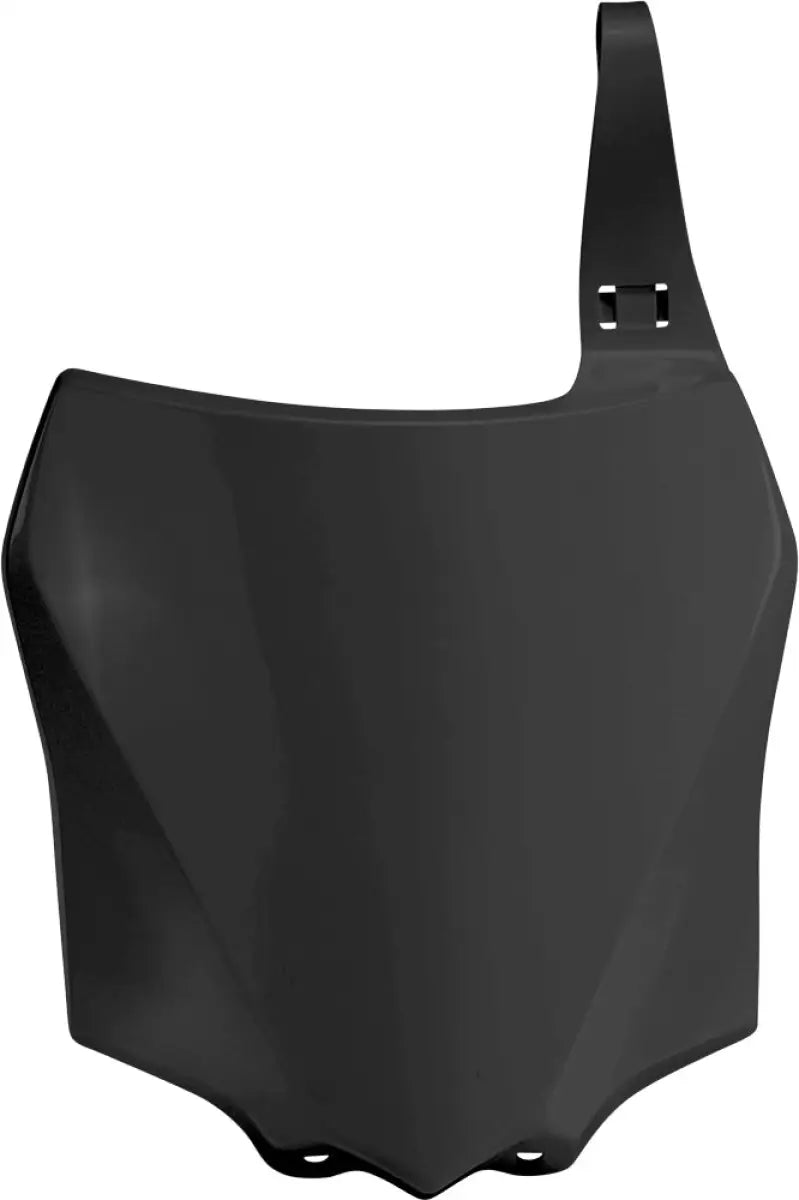 Black plastic motorcycle number plate for 2374050001 Front Number Plate Black